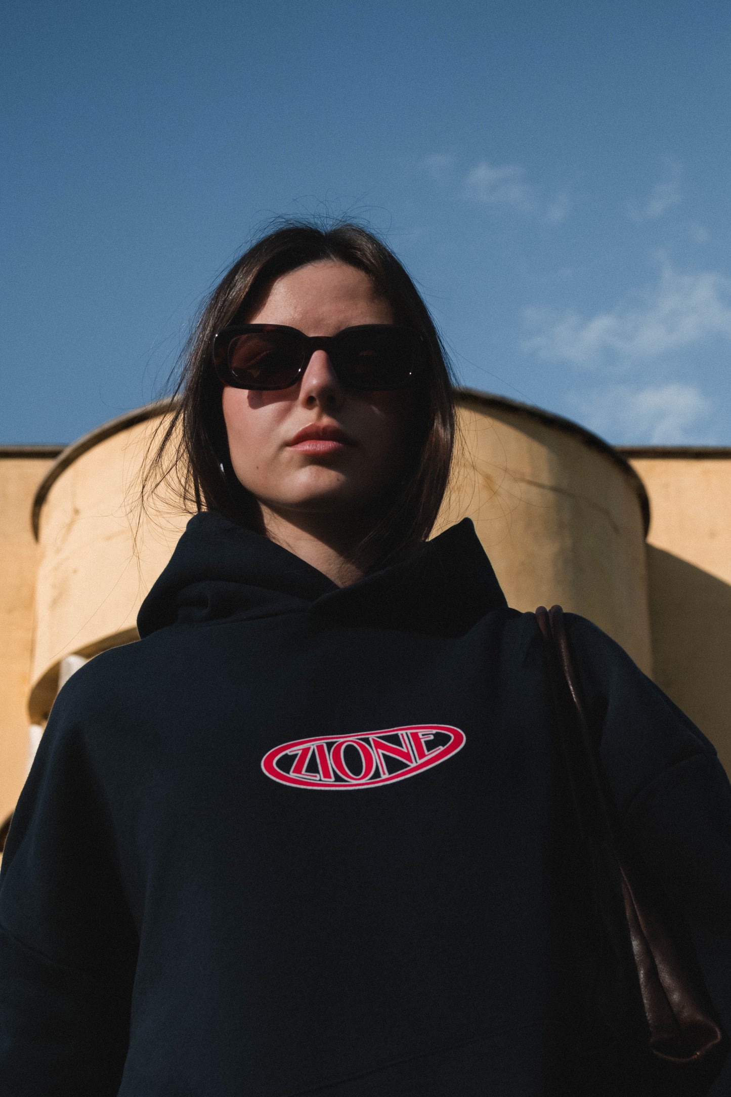 OVERSIZE HOODIE NO VACATIONS BLUE