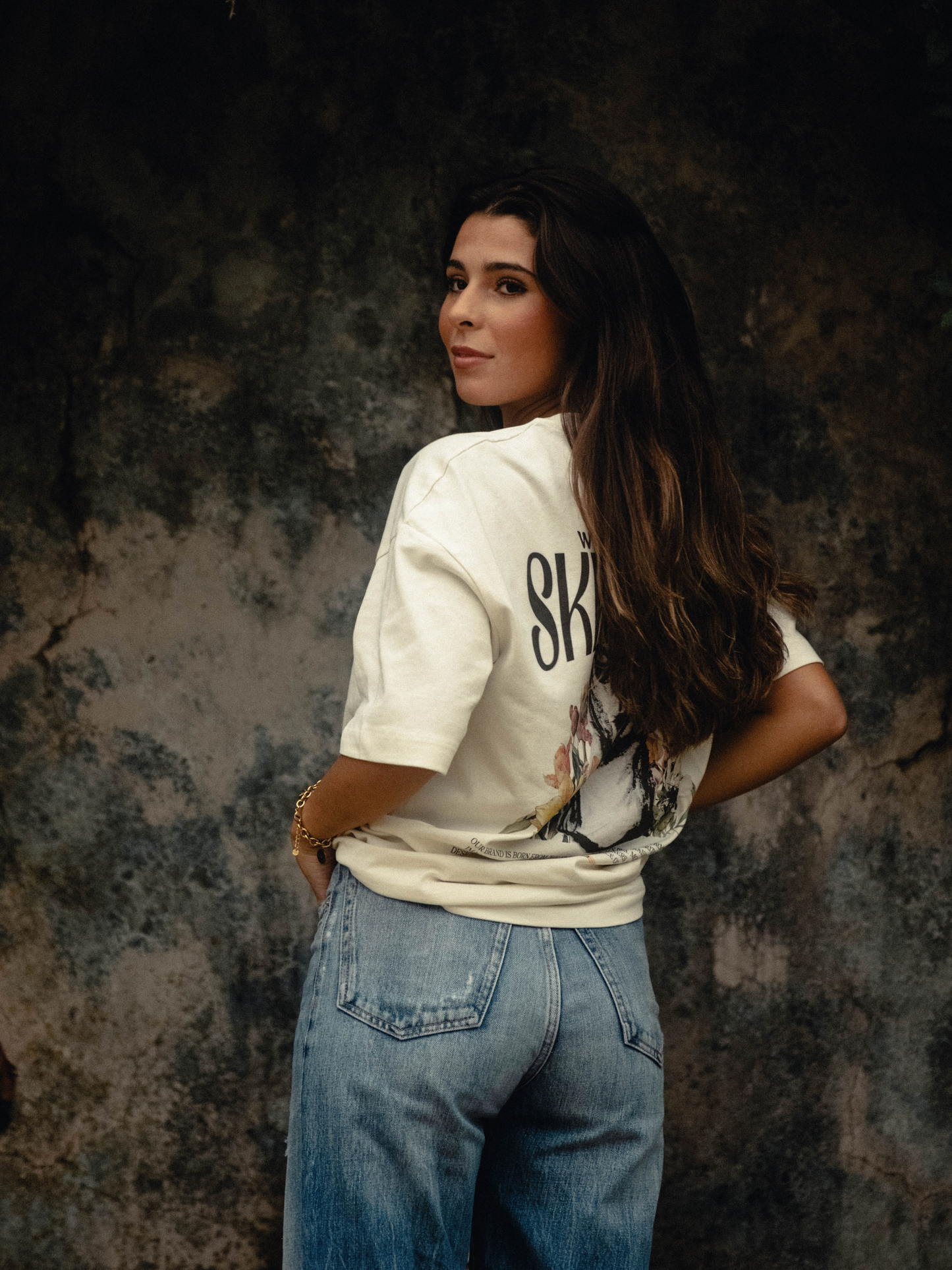 OVERSIZE SKETCHES TEE IVORY