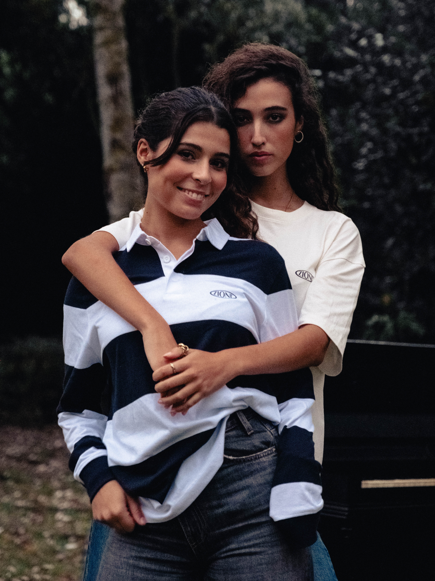 CREATIVE TEAM POLO STRIPES NAVY BLUE