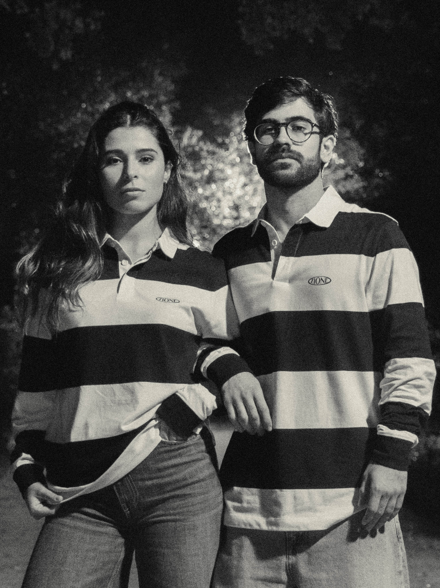 CREATIVE TEAM POLO STRIPES NAVY BLUE