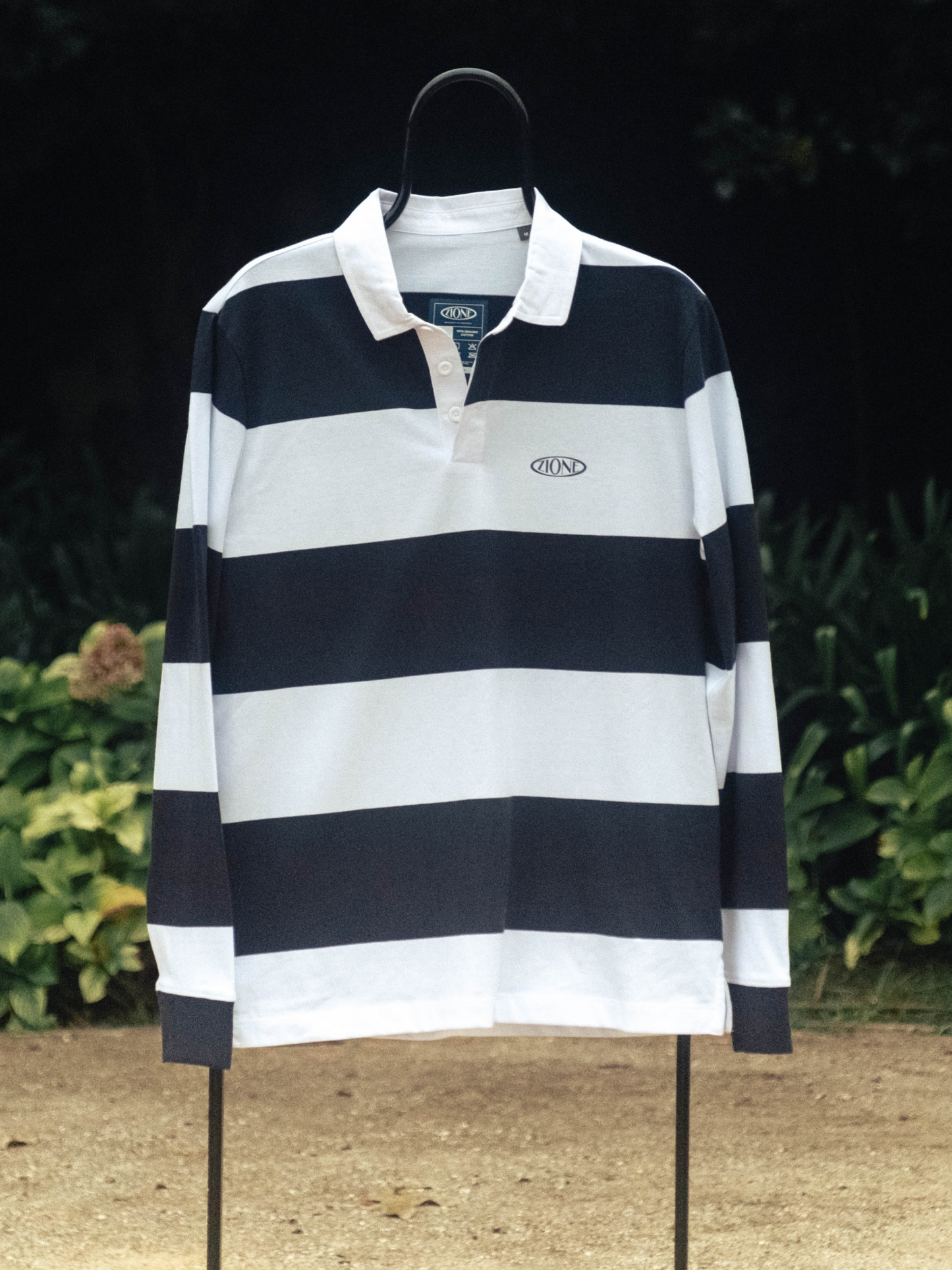 CREATIVE TEAM POLO STRIPES NAVY BLUE